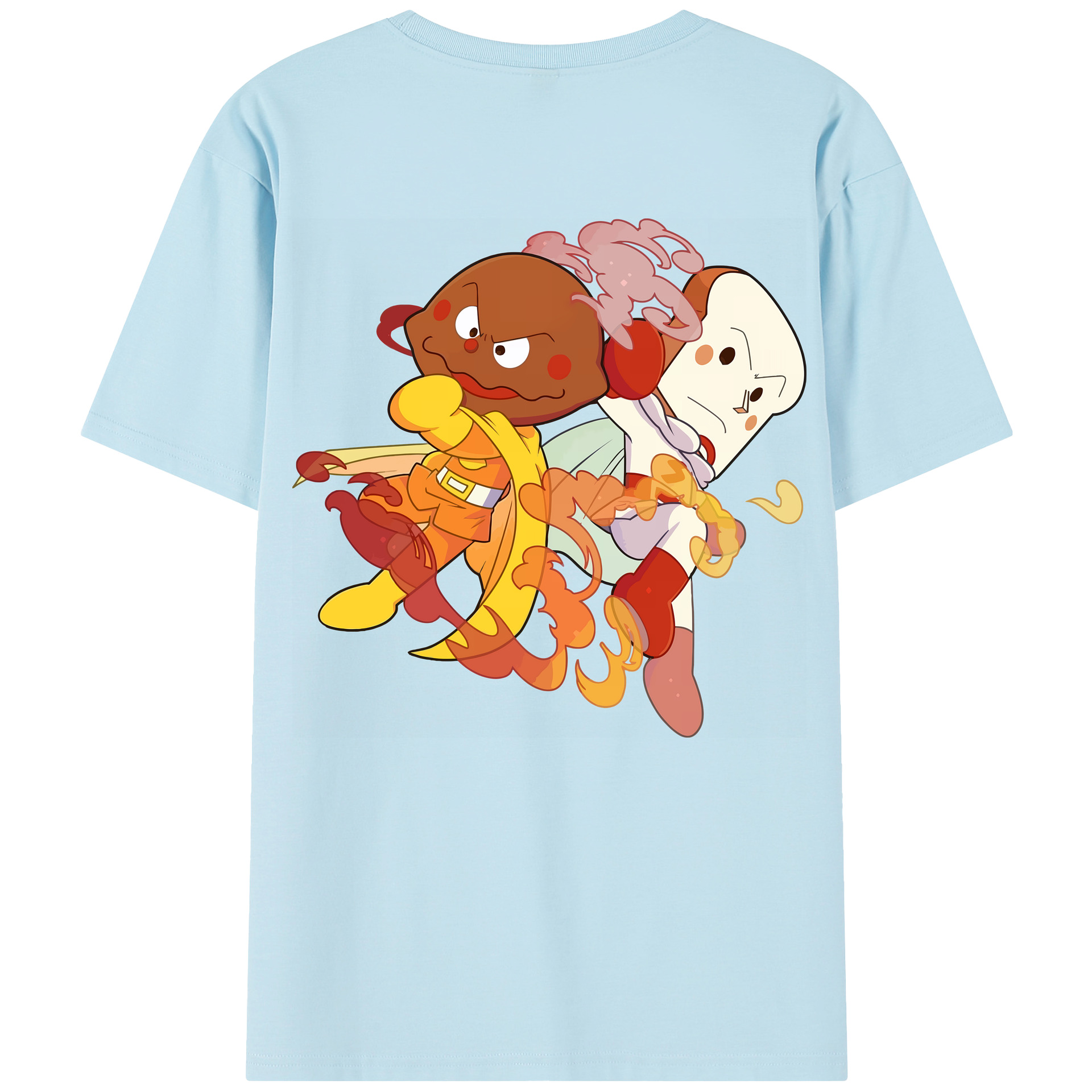 （画像用） アンパンマン Anpanman 綿100％半袖Tシャツ（背面プリント）